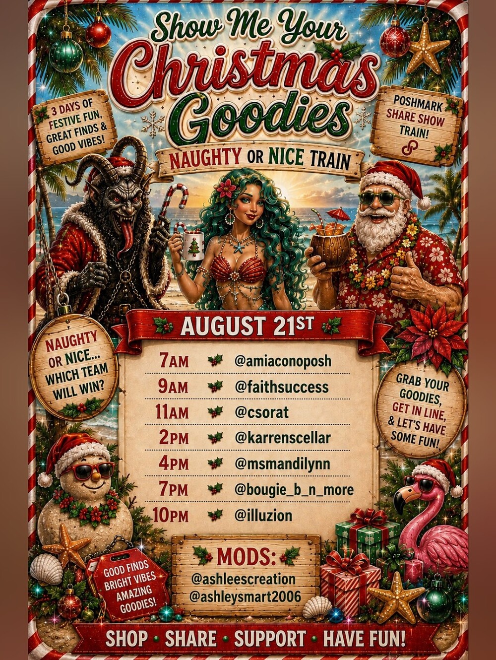 Show Me Your Christmas Goodies 3 Day Share Show Train August 21,22,23 - Picture 2 of 13